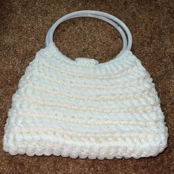 Vintage Crocheted handbag - Picture 4 of 7